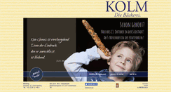 Desktop Screenshot of kolm-diebaeckerei.at